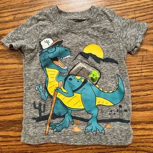 *4/$13* T-Rex Carters tshirt 6m